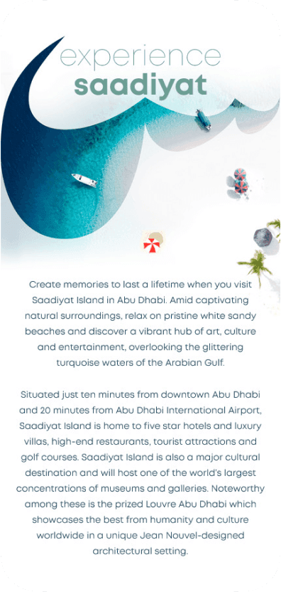 Saadiyat case study visual