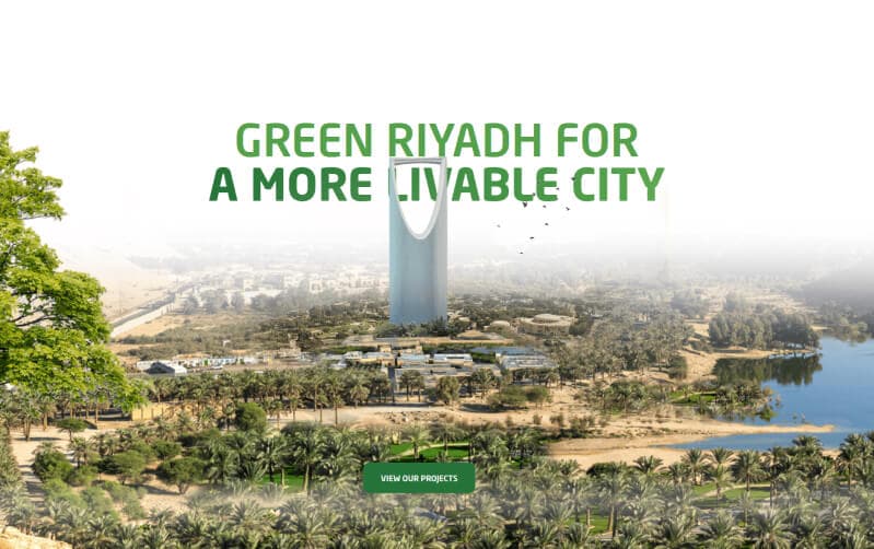 Green Riyadh case study visual