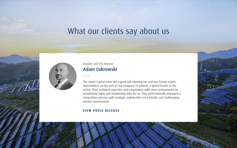 Awad Capital case study visual