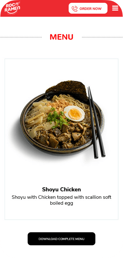 Roc N Ramen case study visual