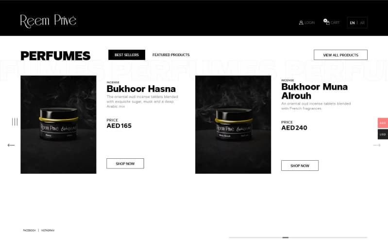 Reem Prive case study visual