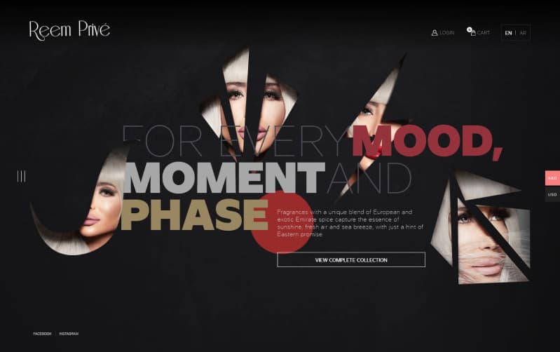 Reem Prive case study visual