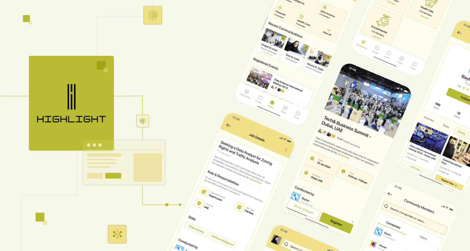 Highlight case study visual