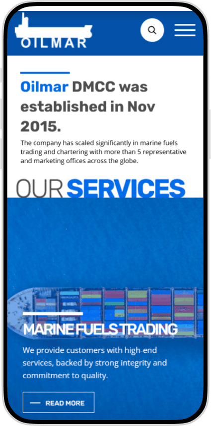 Oilmar DMCC case study visual