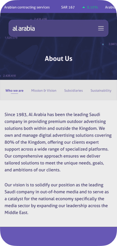 Al Arabia case study visual