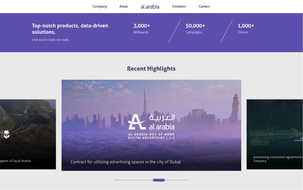 Al Arabia case study visual