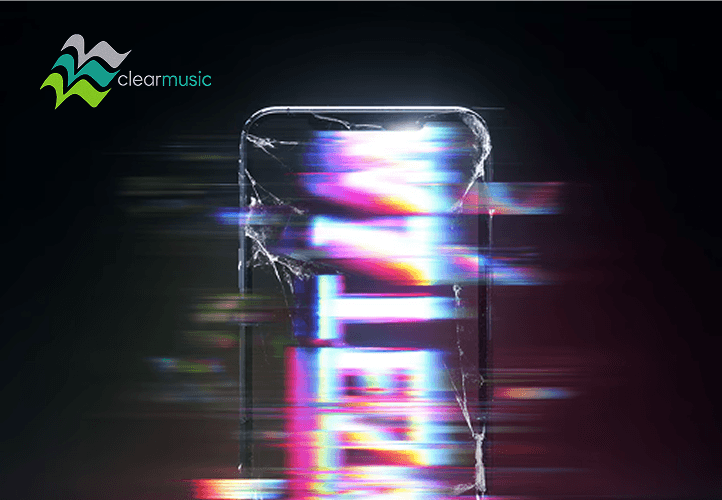 Clear Music case study visual