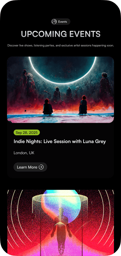 Clear Music case study visual