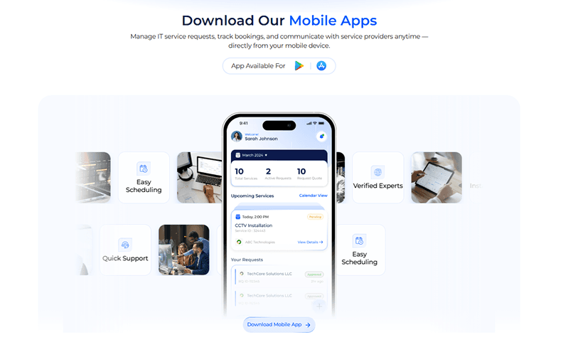 IT Finder case study visual