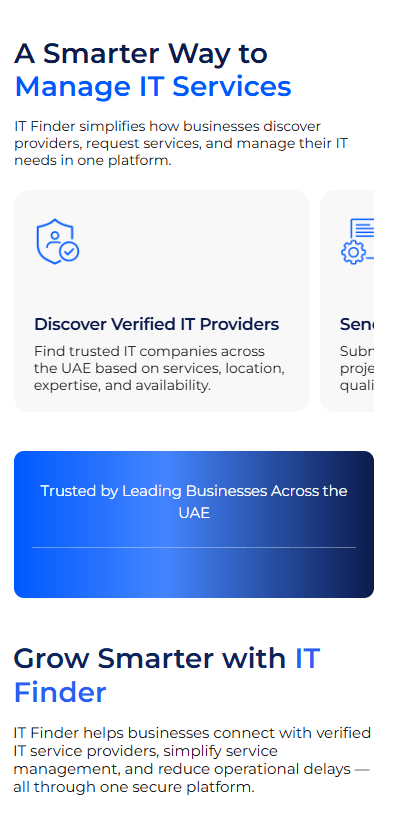 IT Finder case study visual