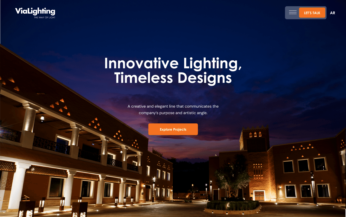 ViaLighting case study visual