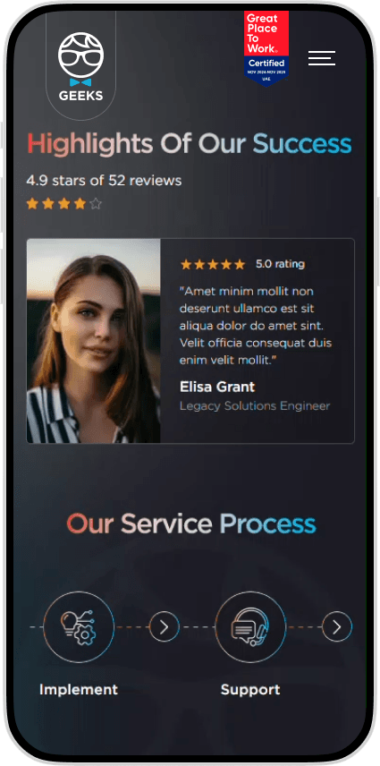 Geeks case study visual