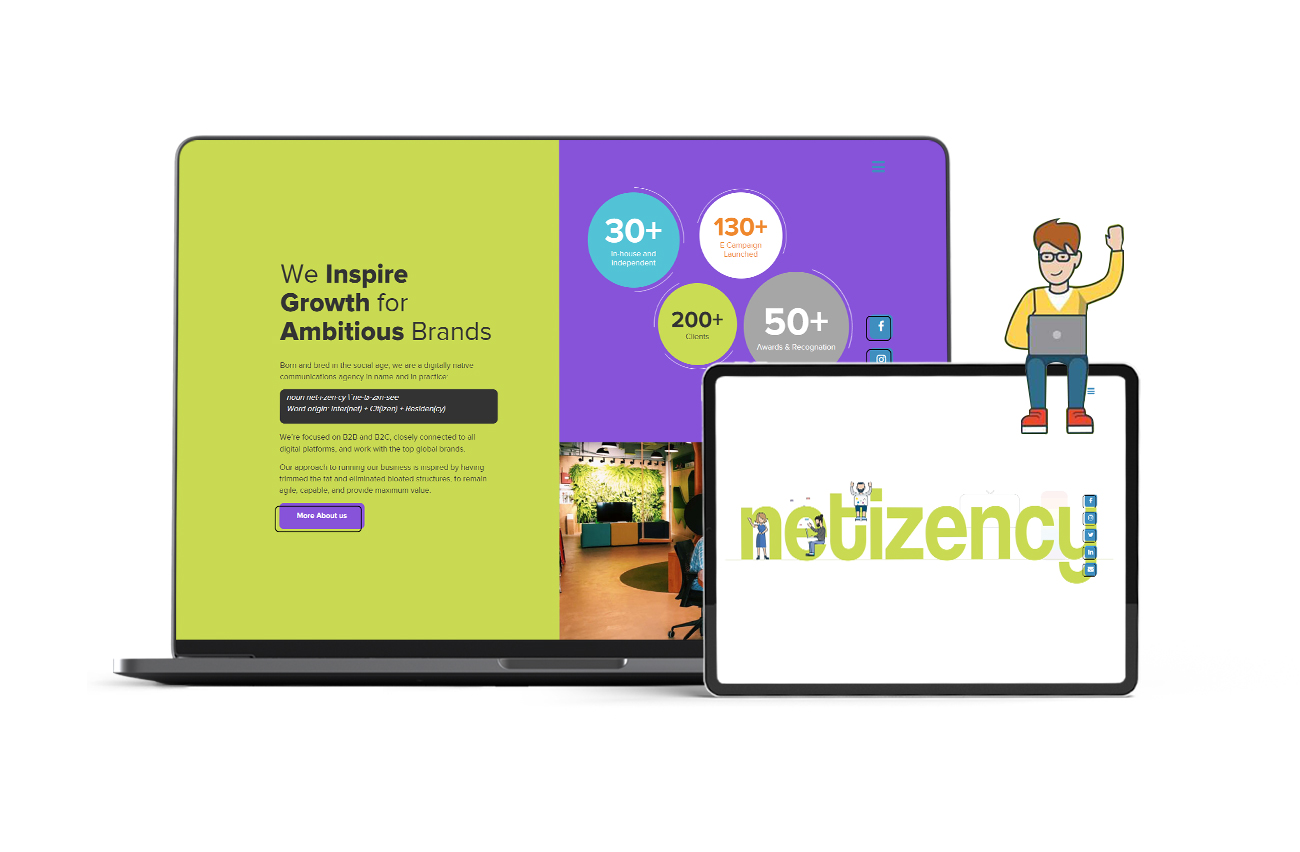 Netizency - Digitally native communications agency | Element8 Dubai