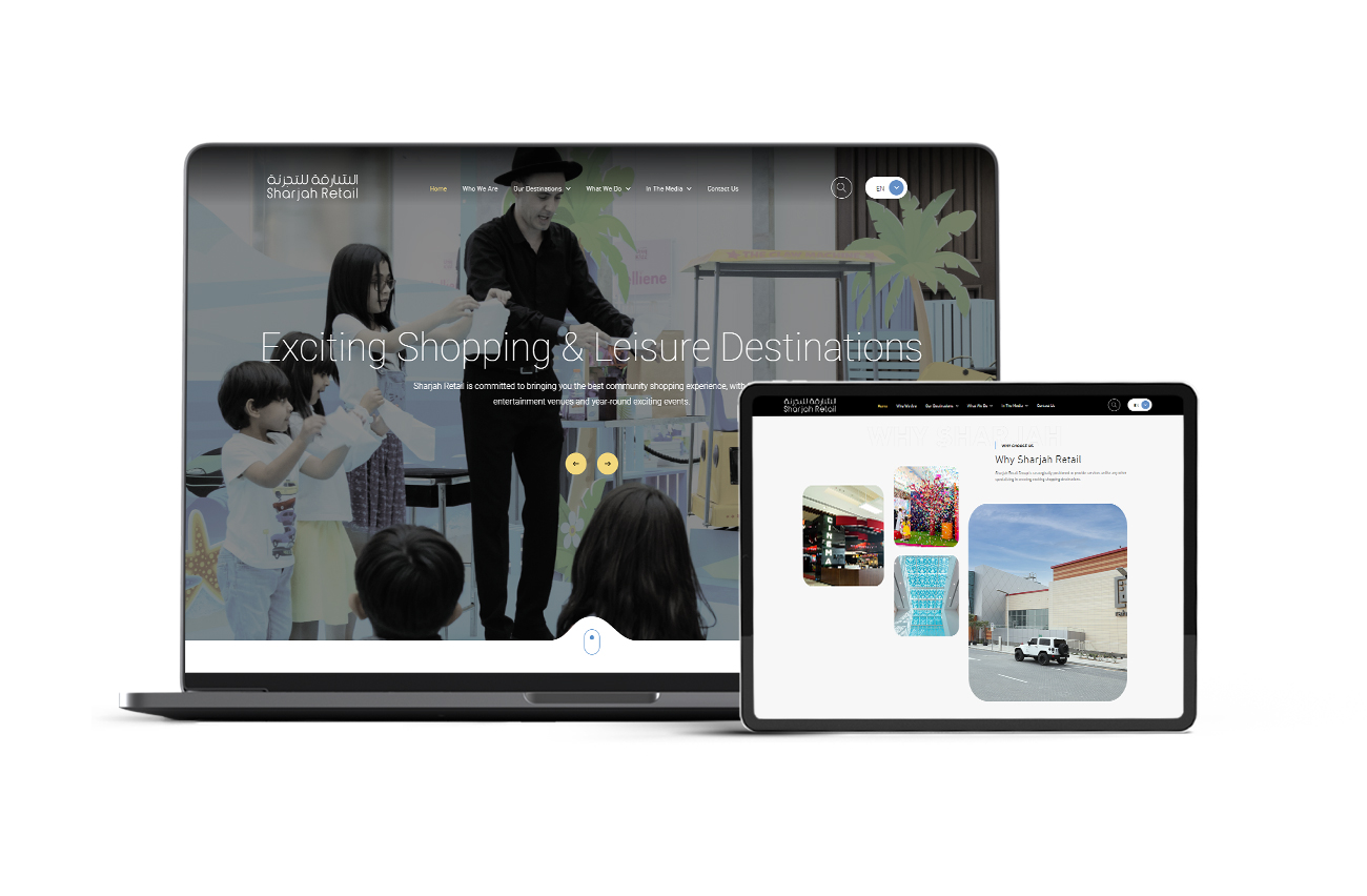 Sharjah - Retail- web -design - Element8